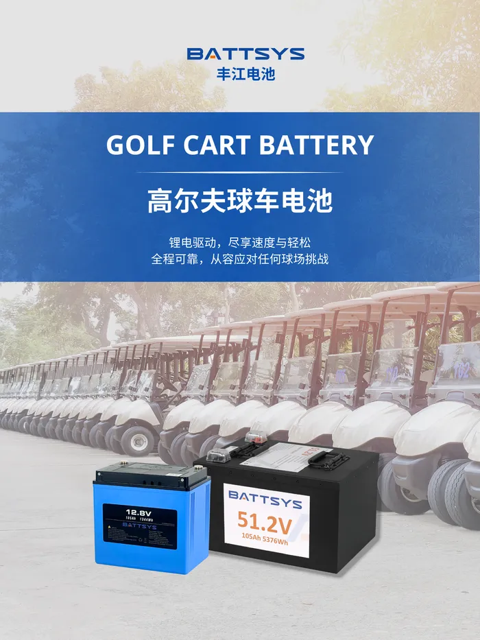 BATTSYS golf cart battery | Lithium Power, free to play on the court.