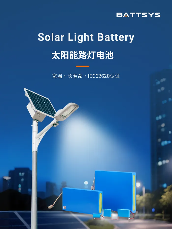 BATTSYS Solar Street Light Battery | Wide Temperature Range, Long ...